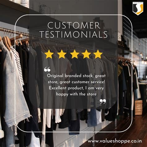 Testimonials Banner for Clothing Store